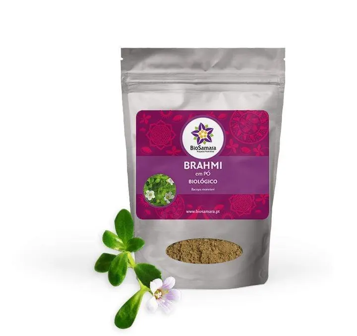 Brahmi biológico em pó