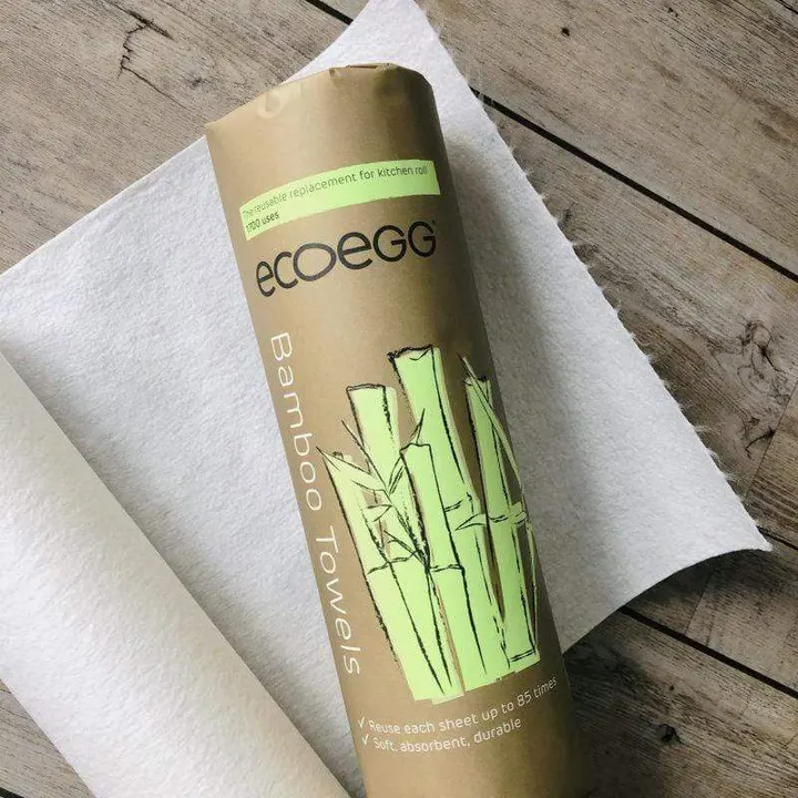Rolo de Cozinha Reutilizável de Bambu