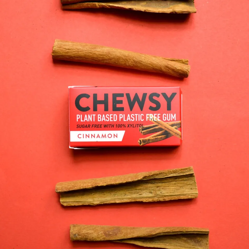Chewsy pastilha elástica natural sem petroquímicos
